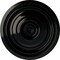 Ekena Millwork Traditional Ceiling Medallion (Fits Canopies up to 4"), Hnd-Painted Black Pearl, 14 3/4"OD x 1 3/4"P CM14TRBPS - alternate 1